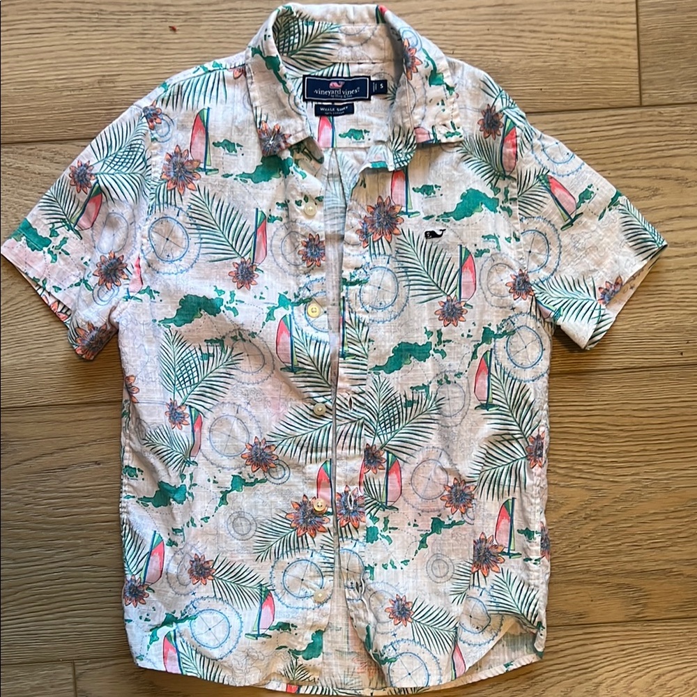 Vineyard vines Tropical Print Shirt - Multicolor